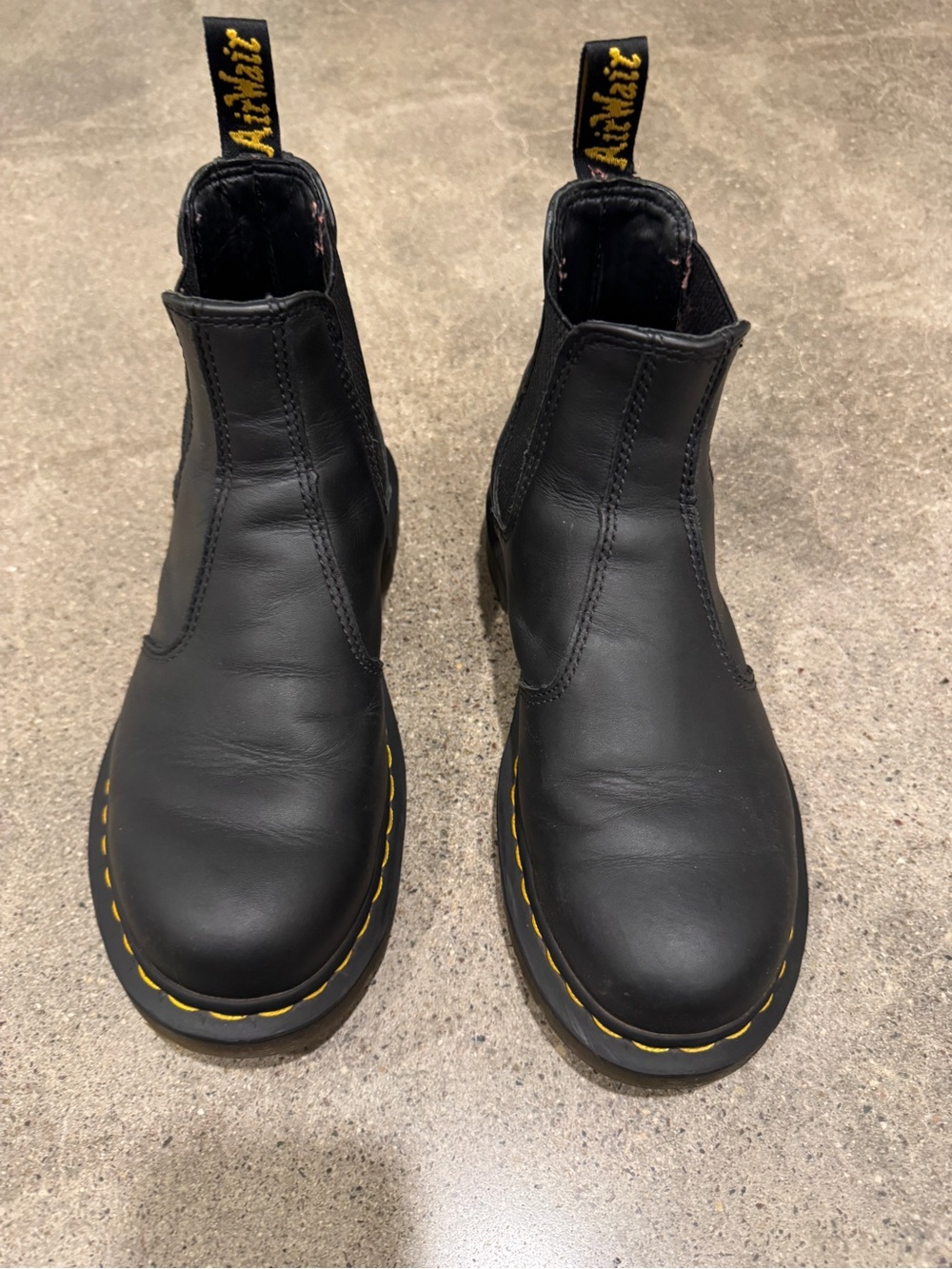 Dr. Martens Black Nappa Leather 2976 Chelsea Boots - Picture 5 of 10
